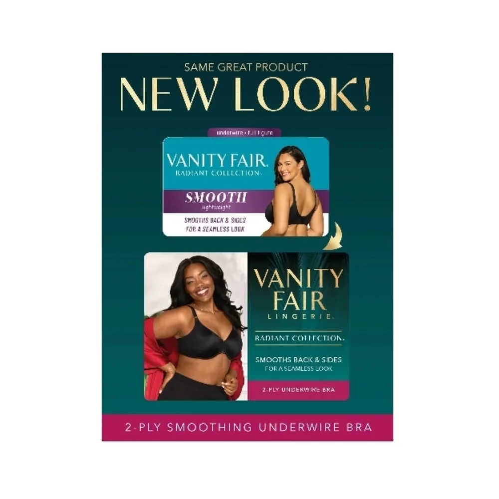 🧋♡Vanity Fair Radiant Women's Underwire Bra - 2-Ply Back and Side Smoothing - Picture 5 of 7